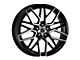 Platinum Retribution Gloss Black with Diamond Cut Face Wheel; 18x8 (17-23 AWD Challenger)