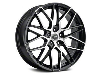 Platinum Retribution Gloss Black with Diamond Cut Face Wheel; 20x8.5 (17-23 AWD Challenger)