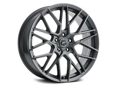 Platinum Retribution Gloss Gunmetal Gray Wheel; 18x8 (17-23 AWD Challenger)