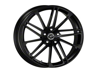 Platinum Valor Gloss Black with Diamond Cut Accents Wheel; 18x8; 35mm Offset (17-23 AWD Challenger)