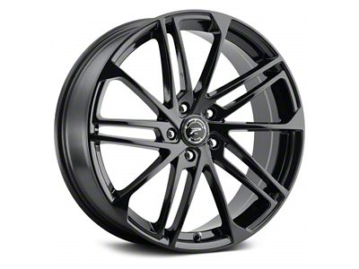 Platinum Valor Gloss Black with Diamond Cut Accents Wheel; 20x8.5; 35mm Offset (17-23 AWD Challenger)
