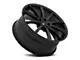 Platinum Flux Satin Black Wheel; 17x8 (11-23 AWD Charger)