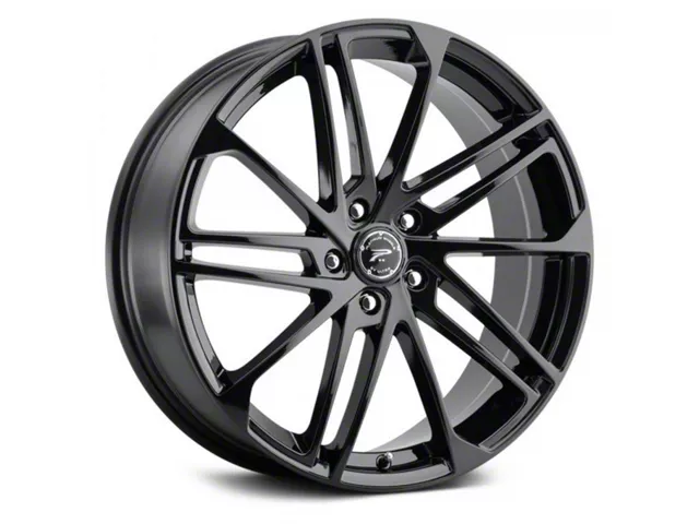 Platinum Valor Gloss Black with Diamond Cut Accents Wheel; 20x8.5 (11-23 AWD Charger)