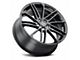 Platinum Valor Gloss Black with Diamond Cut Accents Wheel; 20x8.5 (11-23 AWD Charger)