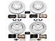 PowerStop Z17 Evolution Plus Brake Rotor and Pad Kit; Front and Rear (08-21 Challenger 392 Hemi Scat Pack Shaker, GT, R/T, SRT8 & T/A w/ 4-Piston Front Calipers)