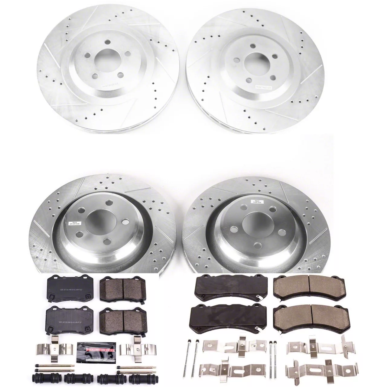 PowerStop Challenger Z23 Evolution Sport Brake Rotor and Pad Kit