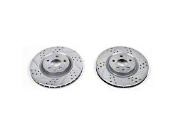 PowerStop Evolution Cross-Drilled and Slotted Rotors; Front Pair (10-15 Camaro SS)