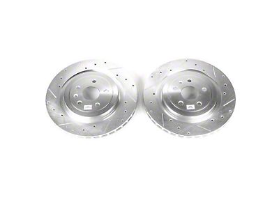 Front Rear Drilled Slot Brake Rotor & Ceramic Pad Kit For Chevrolet