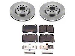 PowerStop OE Replacement Brake Rotor and Pad Kit; Front (16-24 Camaro LS & LT w/ 4-Piston Front Calipers; 2020 Camaro LT1)
