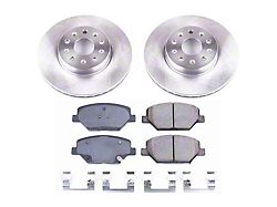 PowerStop OE Replacement Brake Rotor and Pad Kit; Front (16-24 Camaro LS & LT w/ Single Piston Front Calipers)