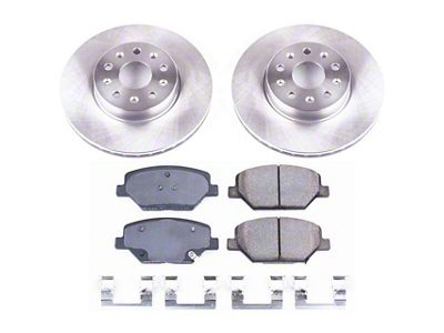 PowerStop OE Replacement Brake Rotor and Pad Kit; Front (16-24 Camaro LS & LT w/ Single Piston Front Calipers)
