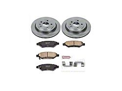 PowerStop OE Replacement Brake Rotor and Pad Kit; Rear (10-15 Camaro LS, LT)