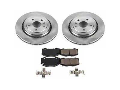 PowerStop OE Replacement Brake Rotor and Pad Kit; Rear (16-24 Camaro SS)