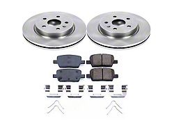 PowerStop OE Replacement Brake Rotor and Pad Kit; Rear (16-24 Camaro LS, LT, LT1)