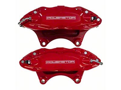 PowerStop Performance Front Brake Calipers; Red (10-15 Camaro SS)