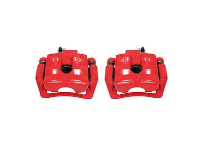 PowerStop Performance Rear Brake Calipers; Red (10-15 Camaro LS, LT)