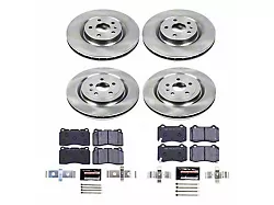PowerStop Track Day Brake Rotor and Pad Kit; Front and Rear (10-15 Camaro SS)