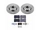 PowerStop Track Day Brake Rotor and Pad Kit; Front (16-24 Camaro LS & LT w/ 4-Piston Front Calipers; 20-24 Camaro LT1)