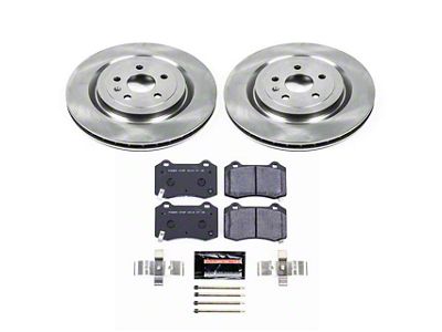 PowerStop Track Day Brake Rotor and Pad Kit; Rear (10-15 Camaro SS; 12-24 Camaro ZL1)