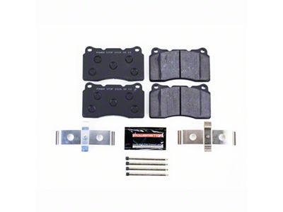 PowerStop Track Day Carbon-Fiber Metallic Brake Pads; Front Pair (16-24 Camaro LS & LT w/ 4-Piston Front Calipers; 20-24 Camaro LT1)