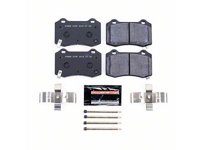 PowerStop Track Day Carbon-Fiber Metallic Brake Pads; Rear Pair (10-15 Camaro SS; 12-24 Camaro ZL1)