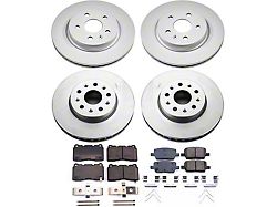 PowerStop Z17 Evolution Plus Brake Rotor and Pad Kit; Front and Rear (16-24 Camaro LS & LT w/ 4-Piston Front Calipers; 2020 Camaro LT1)