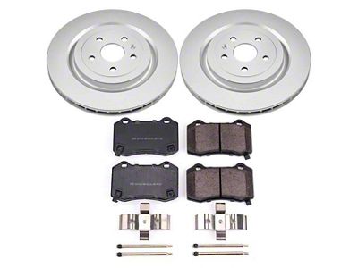 PowerStop Z17 Evolution Plus Brake Rotor and Pad Kit; Rear (10-15 Camaro SS; 12-24 Camaro ZL1)