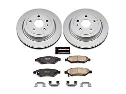 PowerStop Z17 Evolution Coated Brake Rotor and Ceramic Pad Kit; Rear (10-15 Camaro LS, LT)