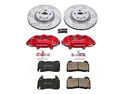 PowerStop Z23 Evolution Sport Brake Rotor, Carbon-Fiber Ceramic Pad and Caliper Kit; Front (10-15 Camaro SS)