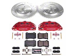 PowerStop Z23 Evolution Sport Brake Rotor, Pad and Caliper Kit; Rear (10-15 Camaro SS; 12-24 Camaro ZL1)