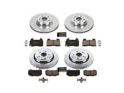 PowerStop Z23 Evolution Sport Brake Rotor and Pad Kit; Front and Rear (16-24 Camaro SS w/ 4-Piston Front Calipers)