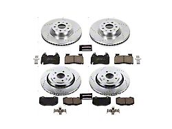 PowerStop Z23 Evolution Sport Brake Rotor and Pad Kit; Front and Rear (16-24 Camaro SS w/ 4-Piston Front Calipers)