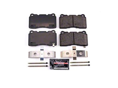 PowerStop Z23 Evolution Sport Carbon-Fiber Ceramic Brake Pads; Front Pair (16-24 Camaro LS & LT w/ 4-Piston Front Calipers; 20-24 Camaro LT1)