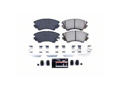 PowerStop Z23 Evolution Sport Carbon-Fiber Ceramic Brake Pads; Front Pair (10-15 Camaro LS, LT)