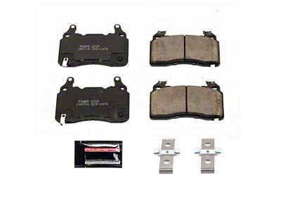 PowerStop Z23 Evolution Sport Carbon-Fiber Ceramic Brake Pads; Front Pair (10-15 Camaro SS)