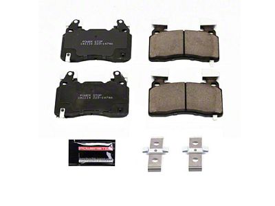 PowerStop Z23 Evolution Sport Carbon-Fiber Ceramic Brake Pads; Front Pair (16-24 Camaro SS w/ 4-Piston Front Calipers)