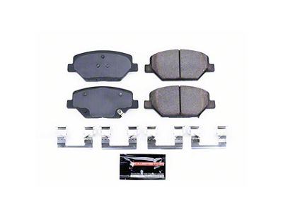 PowerStop Z23 Evolution Sport Carbon-Fiber Ceramic Brake Pads; Front Pair (16-24 Camaro LS & LT w/ Single Piston Front Calipers)