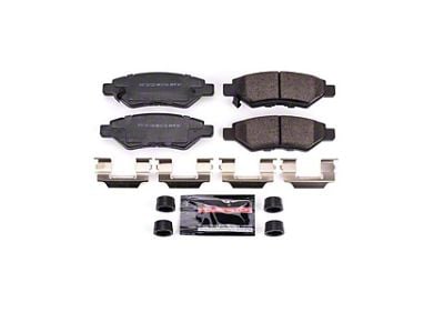 PowerStop Z23 Evolution Sport Carbon-Fiber Ceramic Brake Pads; Rear Pair (10-15 Camaro LS, LT)