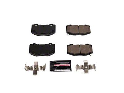 PowerStop Z23 Evolution Sport Carbon-Fiber Ceramic Brake Pads; Rear Pair (16-24 Camaro SS)