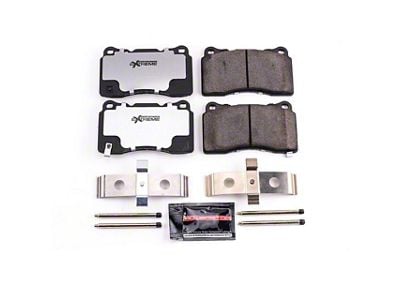 PowerStop Z26 Street Performance Carbon-Fiber Ceramic Brake Pads; Front Pair (16-24 Camaro LS & LT w/ 4-Piston Front Calipers; 20-24 Camaro LT1)