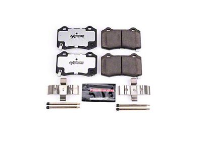 PowerStop Z26 Street Performance Carbon-Fiber Ceramic Brake Pads; Rear Pair (10-15 Camaro SS; 12-24 Camaro ZL1)