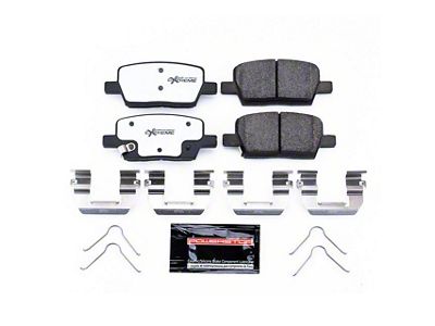 PowerStop Z26 Street Performance Carbon-Fiber Ceramic Brake Pads; Rear Pair (16-24 Camaro LS, LT, LT1)