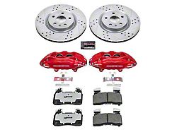 PowerStop Z26 Street Warrior Brake Rotor, Pad and Caliper Kit; Front (10-15 Camaro SS)