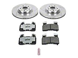 PowerStop Z26 Street Warrior Brake Rotor and Pad Kit; Front (16-24 Camaro SS w/ 4-Piston Front Calipers)