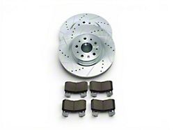 PowerStop Z26 Street Warrior Brake Rotor and Pad Kit; Front (16-24 Camaro SS w/ 4-Piston Front Calipers)