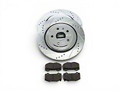 PowerStop Z26 Street Warrior Brake Rotor and Pad Kit; Rear (16-24 Camaro SS)