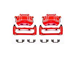 PowerStop Performance Front Brake Calipers; Red (12-20 Challenger GT, R/T, Rallye Redline, SXT & T/A w/ Dual Piston Front Calipers)