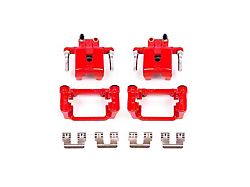 PowerStop Performance Rear Brake Calipers; Red (09-20 RWD Challenger SE & SXT w/ Single Piston Front Calipers & Solid Rear Rotors)