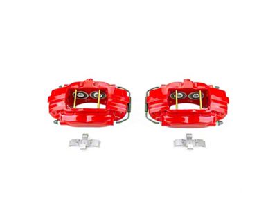 PowerStop Performance Rear Brake Calipers; Red (08-20 Challenger w/ 4 or 6-Piston Front Calipers, Excluding SE & SXT)