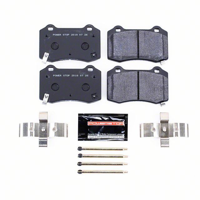 PowerStop Challenger Track Day CarbonFiber Metallic Brake Pads; Rear
